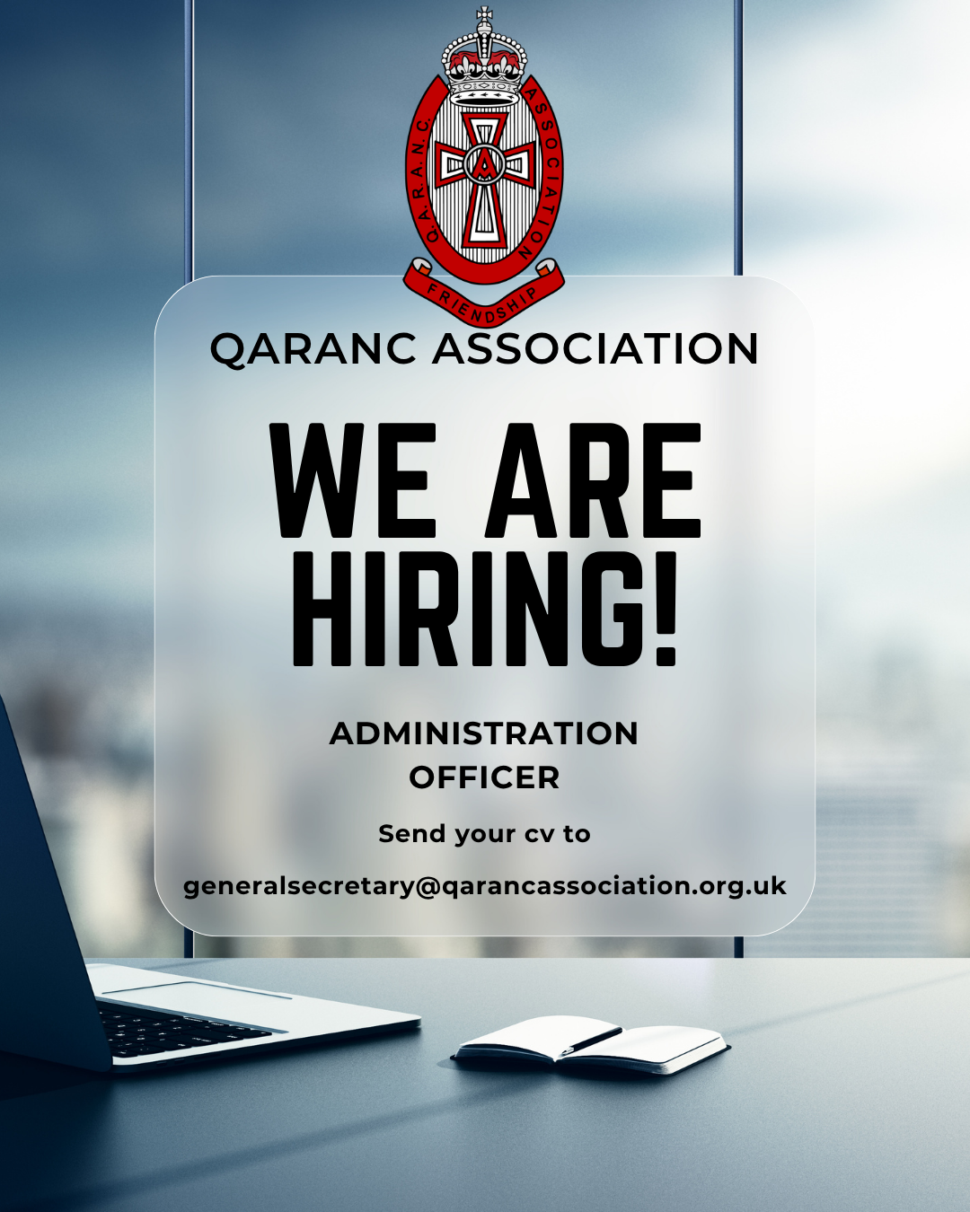 Job Advert - Administration Officer